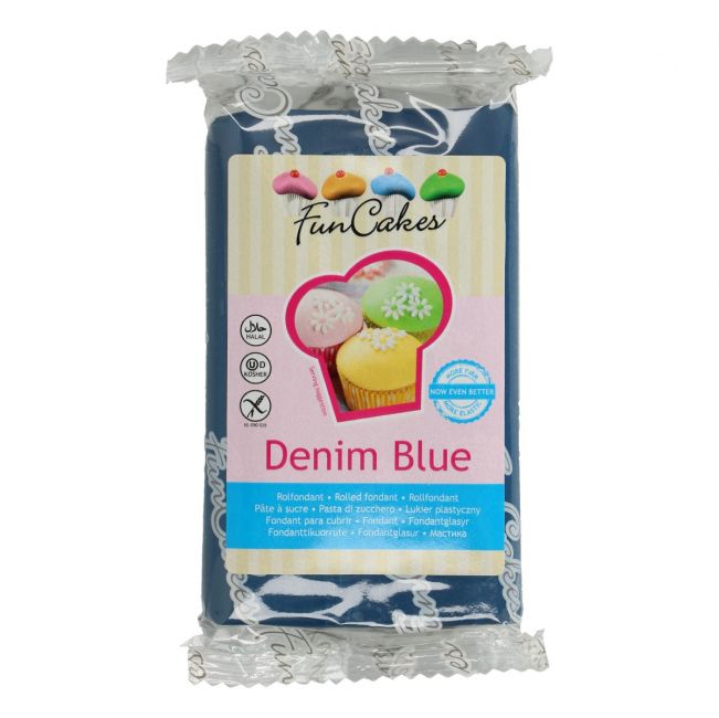 Roll fondant Denim blue -  tmavo modrý 250 g