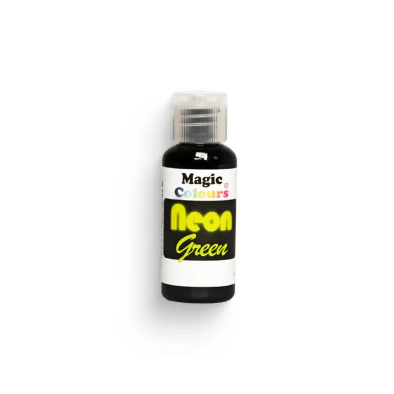 Magic Colours - Gelová farba neónovo zelená 32g