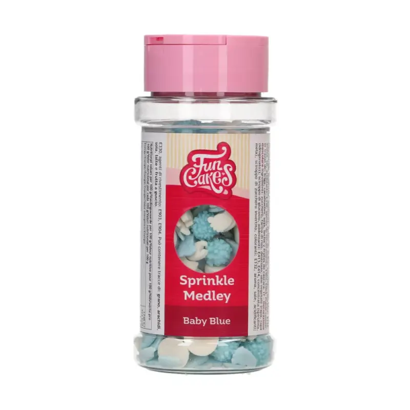 Fun Cakes - Zdobenie bielo/modré chlapec (Baby Blue) 50 g