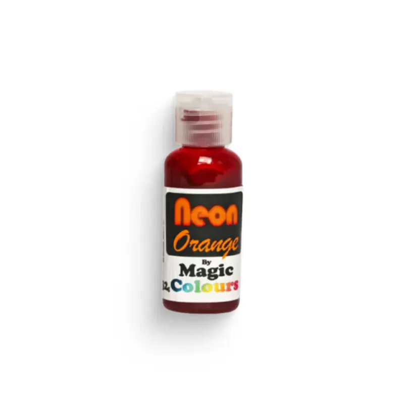 Magic Colours - Gelová farba neónovo oranžová 32g