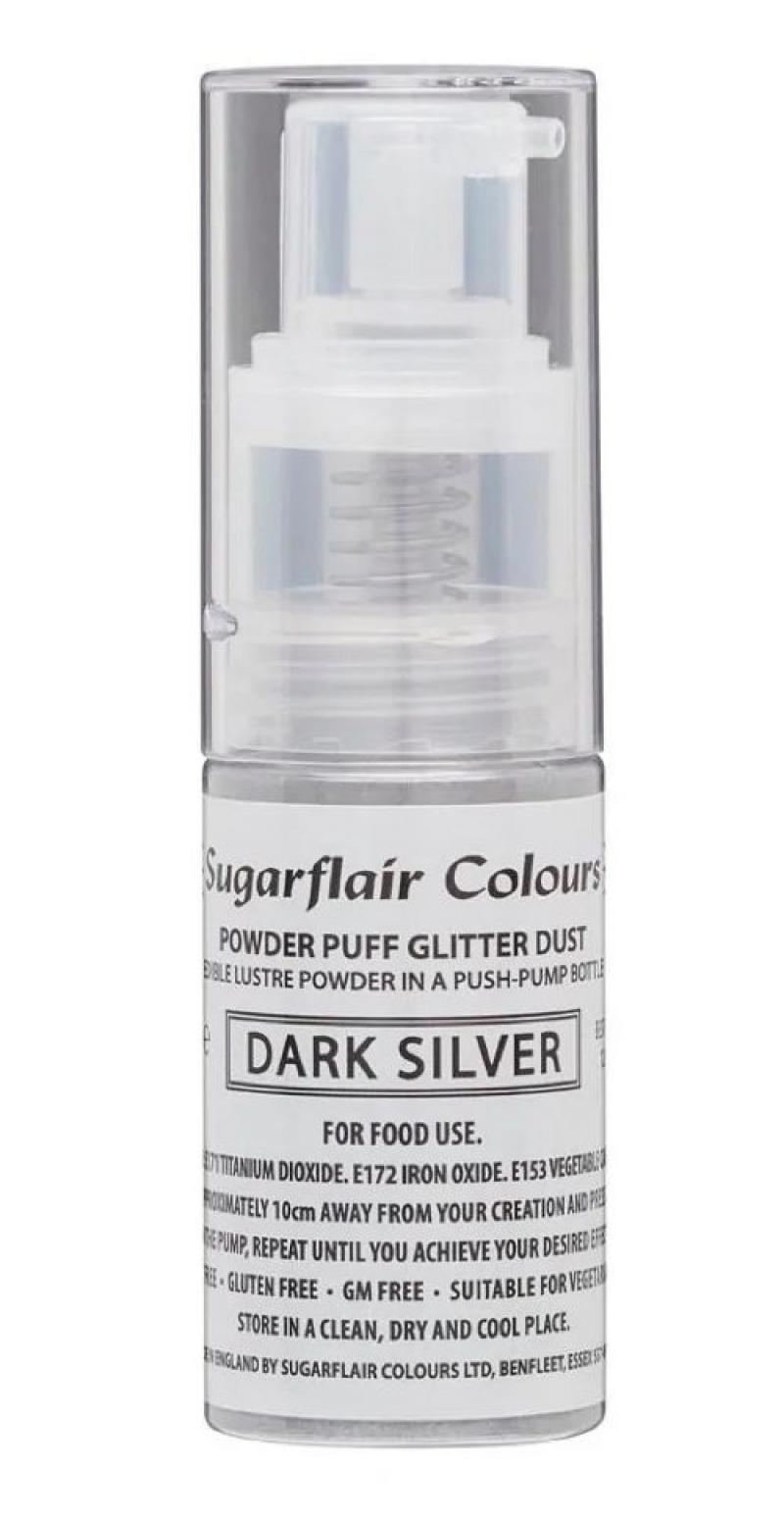 Extra jemný prachový púder Dark silver SGF 10 g