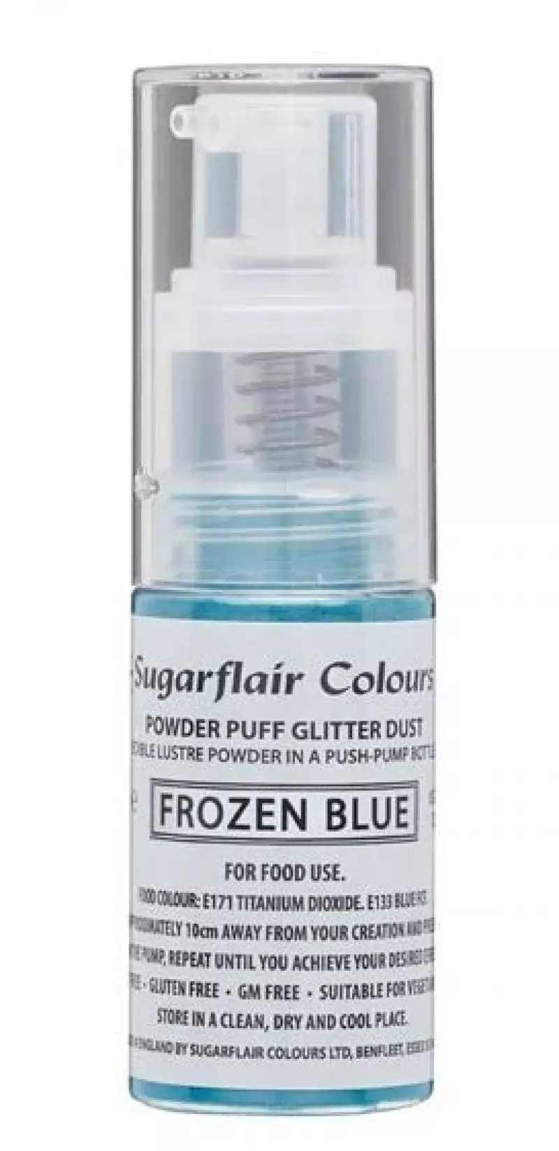 Extra jemný prachový púder Frozen blue SGF 10 g