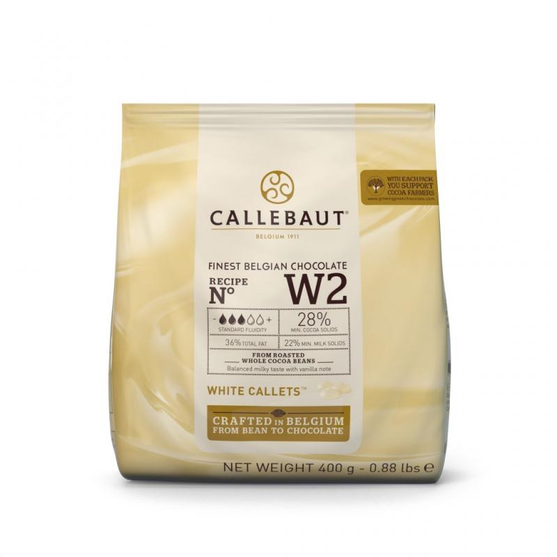 Čokoláda biela Callebaut 400g