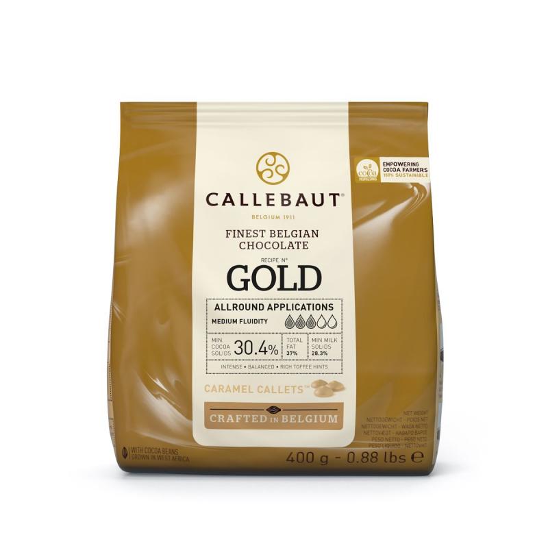 Callebaut čokoláda gold, 400 g