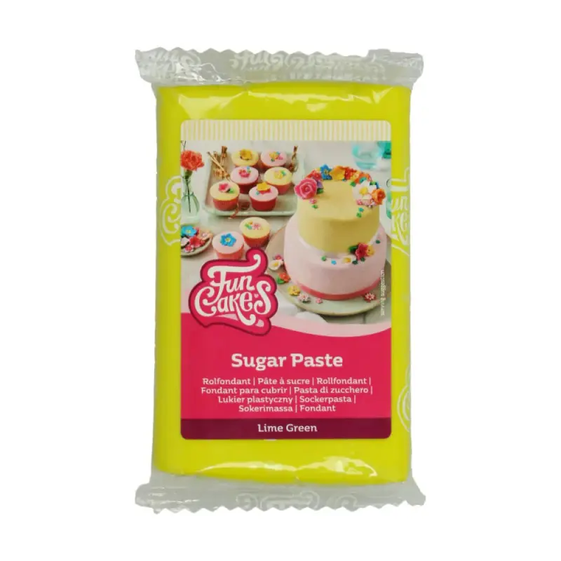 FunCakes Cukrová pasta Lime Green Limetkovo zelená 250 g