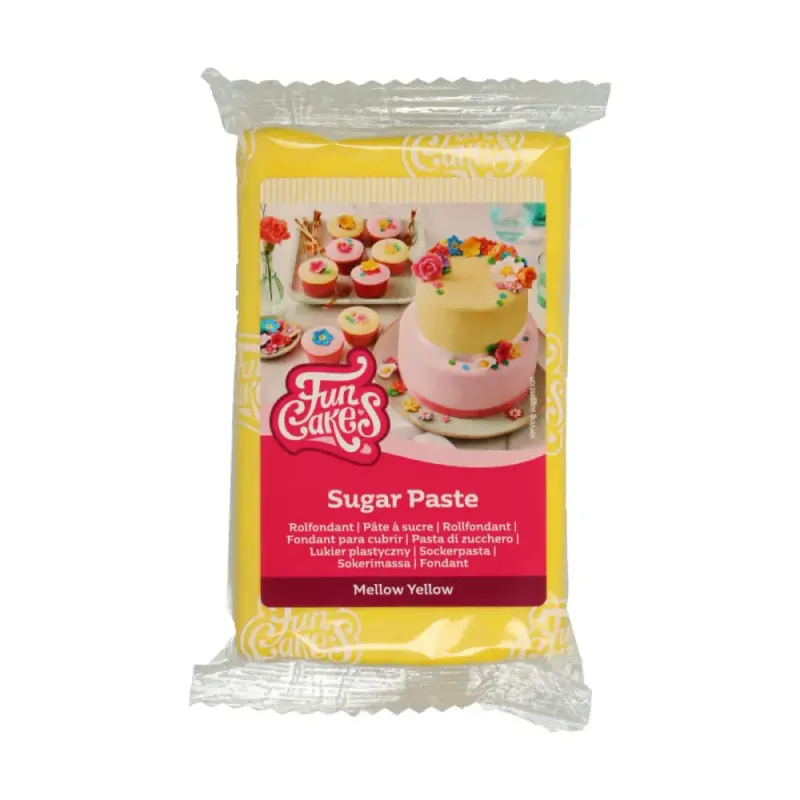 FunCakes Cukrová pasta Mellow Yellow žltá 250 g