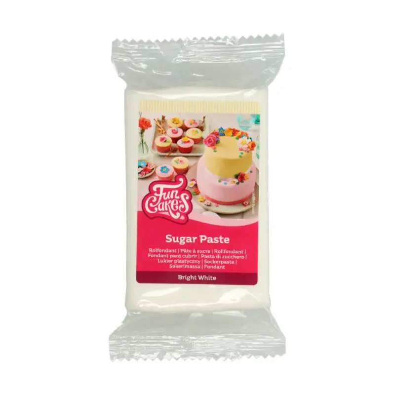 FunCakes Cukrová pasta Bright White žiarivo biela 250 g