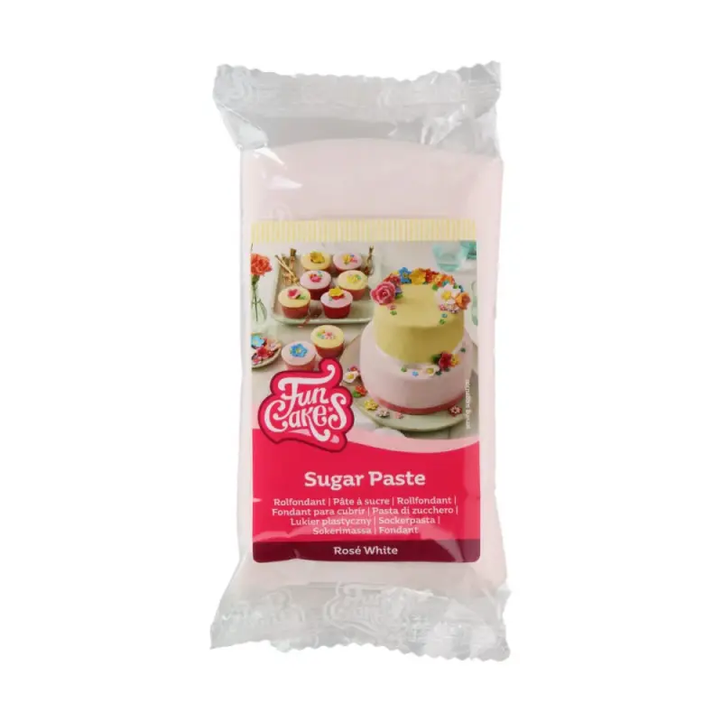 FunCakes Cukrová pasta Rosé white ružovo biela 250 g