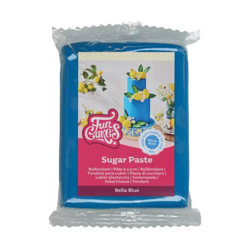 FunCakes Cukrová pasta Bella Blue stredomorská modrá 250 g