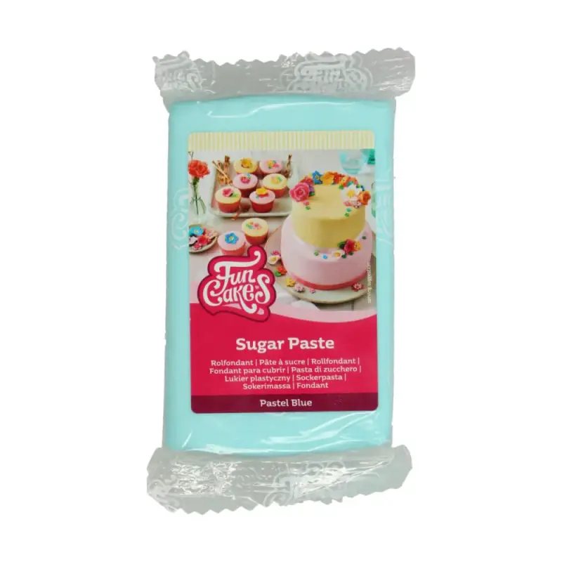 FunCakes Cukrová pasta Pastel Blue pastelovo modrá 250 g