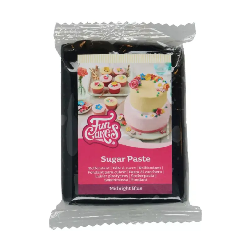 FunCakes Cukrová pasta Midnight Blue polnočná modrá 250 g