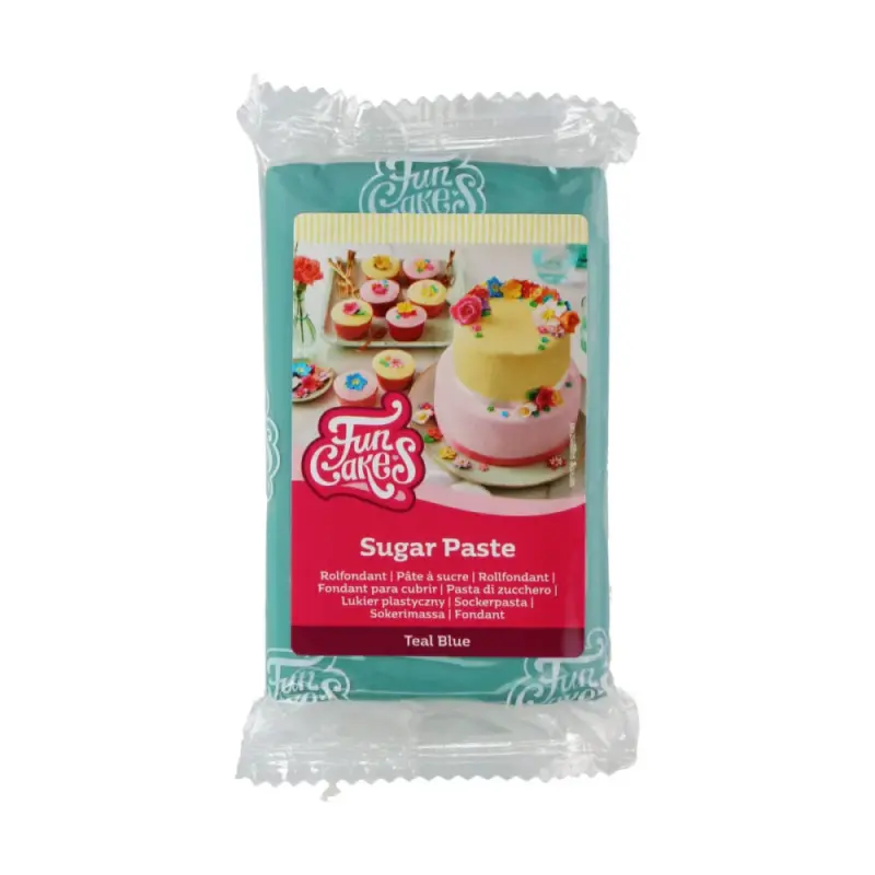 FunCakes Cukrová pasta Teal Blue tmavo tyrkysová 250 g