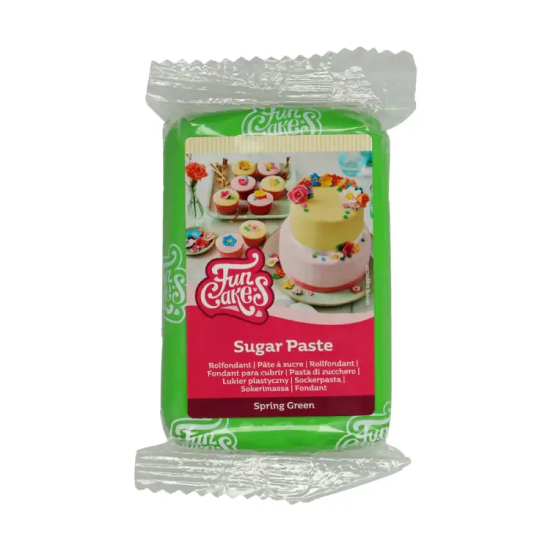 FunCakes Cukrová pasta Spring green jarná zelená 250 g