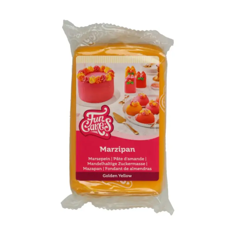 Fun Cakes Marcipán Golden Yellow zlato žltý 250g