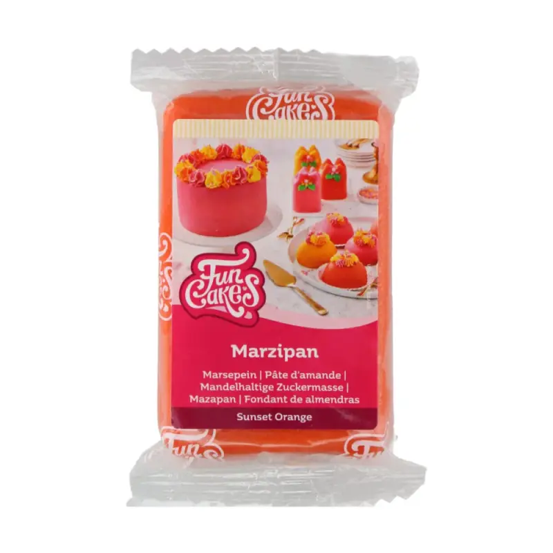 Fun Cakes Marcipán Sunset Orange oranžový 250g