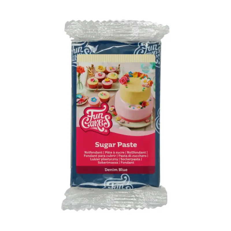 FunCakes Cukrová pasta Denim Blue tmavo modrá 250 g