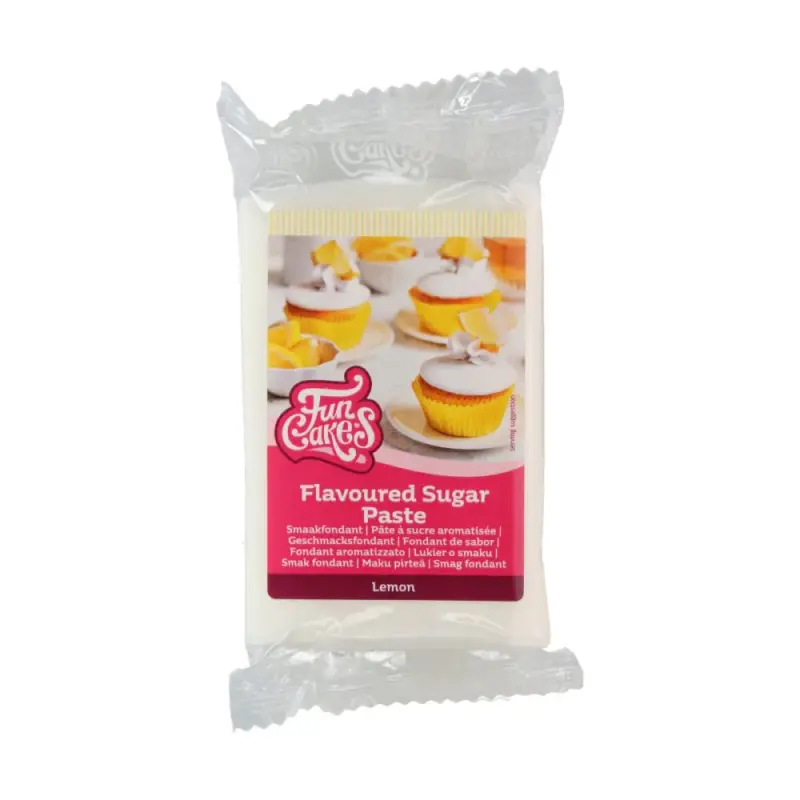 Fun Cakes Ochutená cukrová pasta 250g Citrón