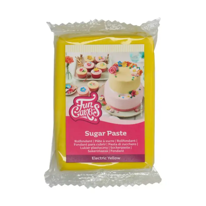 FunCakes Cukrová pasta Electric Yellow zeleno žltá 250 g