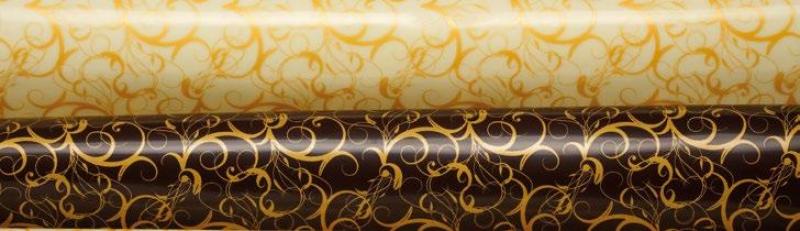 Čokotransfér zlaté ornamenty,82001,  30x40 cm vzor 0