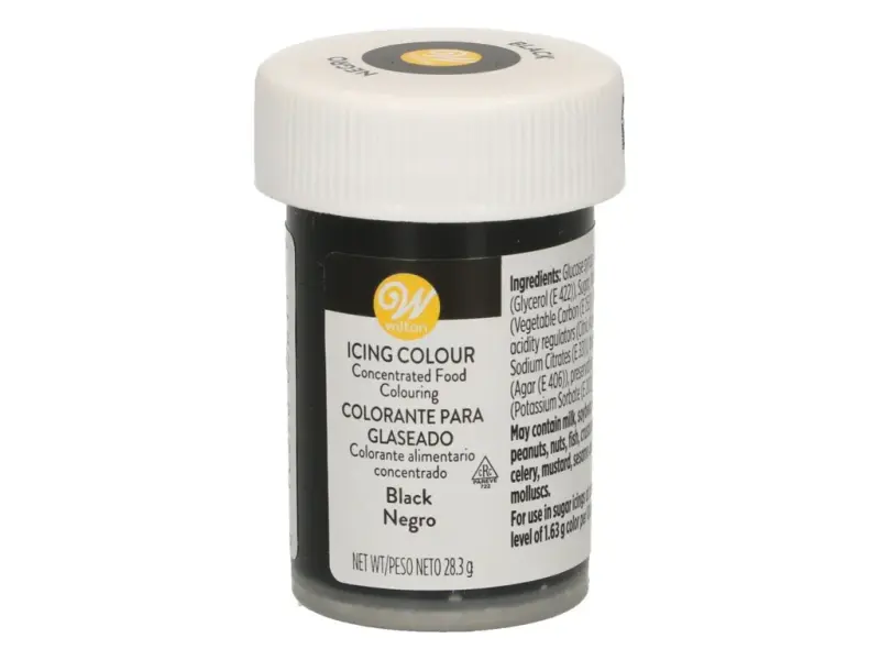 Gélová farba Wilton Black čierna 28,3 g