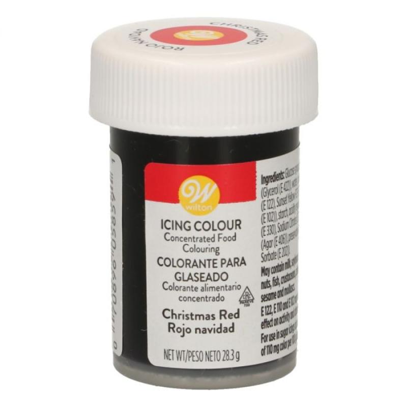 Gélová farba Wilton Christmas red vianočná červená 28,3 g