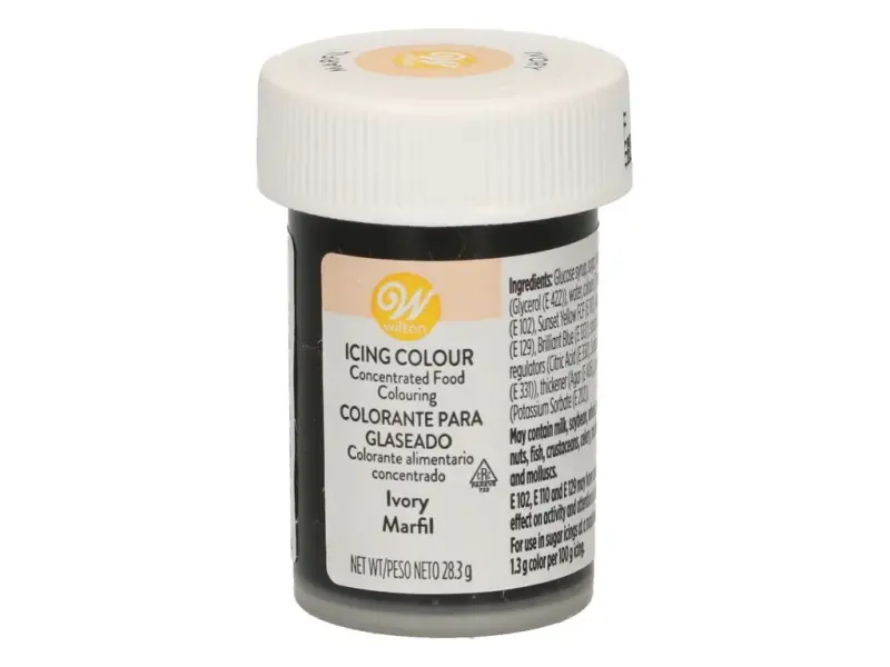 Gélová farba Wilton  28,3 g Ivory , slonová kosť