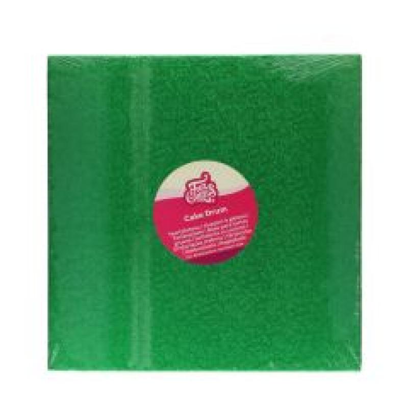Podložka pod tortu štvorcová hrubá zelená (green) 30,5x30,5cm, hrúbka 1,2cm