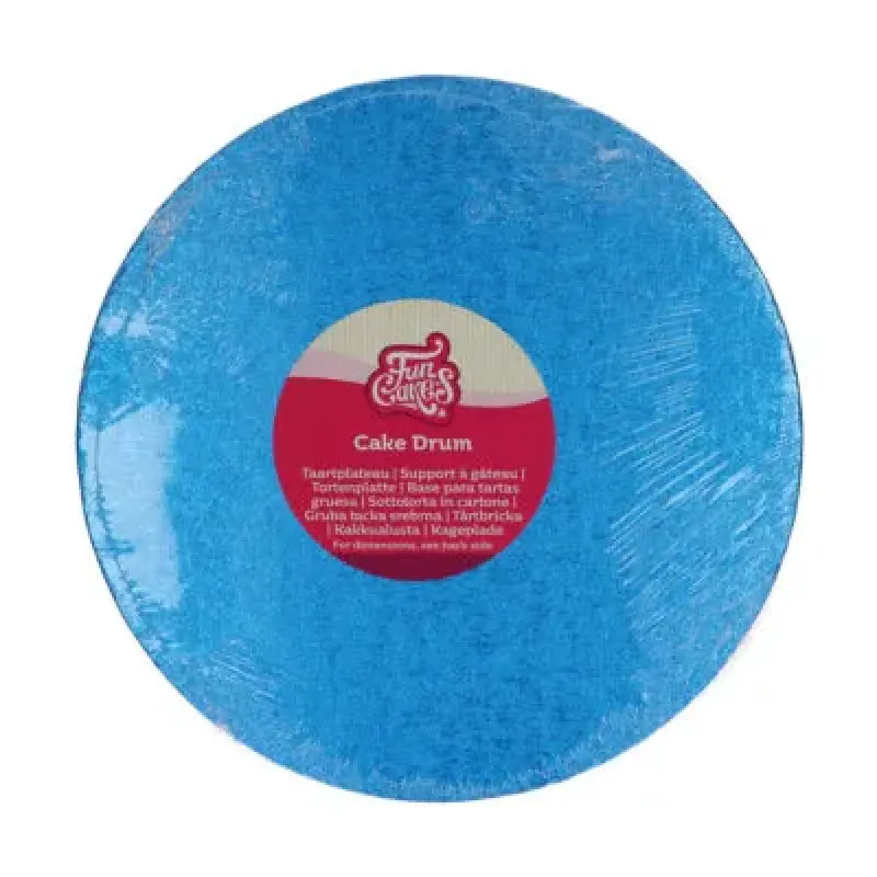 Podložka pod tortu hrubá modrá (blue) 30 cm